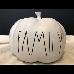 ON SALE- Rae Dunn Family Ceramic Pumpkin